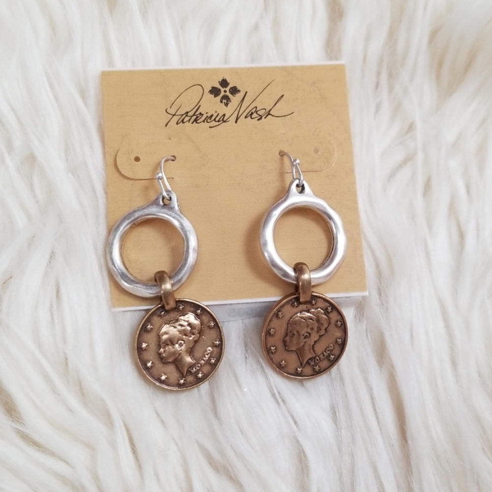 SOLD Patricia nash earrings NWT - Picture 2 of 5